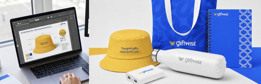 ทีม Creative Giftwise ออกแบบ Mockup และงาน Personalize เฉพาะแบรนด์